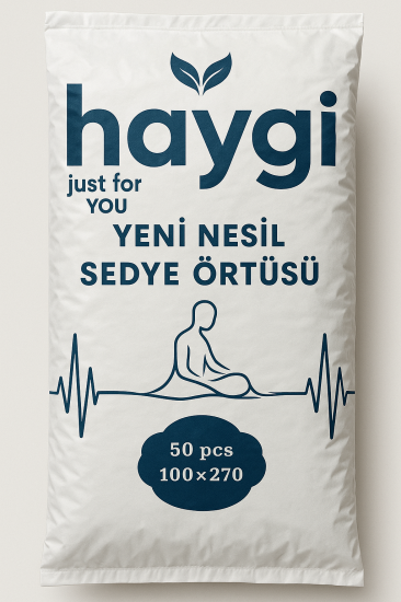 Beyaz Renkli Masaj Yatağı Örtüsü 50 Adet 100x270 Cm