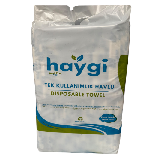 Tek kullanımlık berber havlusu Tek tek paketlenmiş