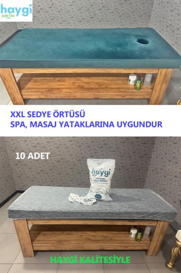  Tek Kullanımlık XXL Sedye Örtüsü Spa ve Masaj Yatağı Örtüsü– 10 Adet 110x280